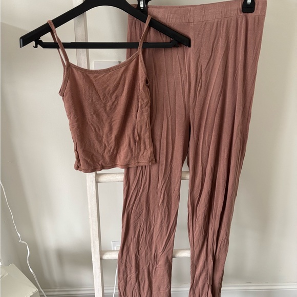 SKIMS Other - Skims Copper Ribbed Top and Bottom Set